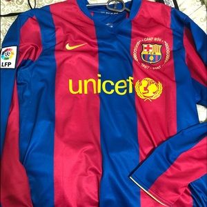 Ronaldinho Barcelona Jersey 2007 XL Long Sleeves